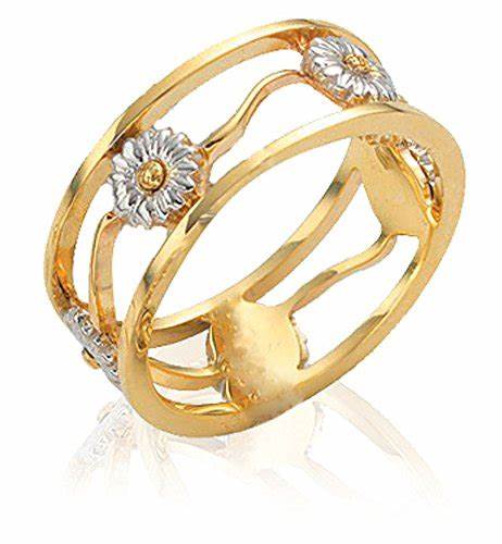 Clogau 9ct Yellow & White Gold Daisy Ring