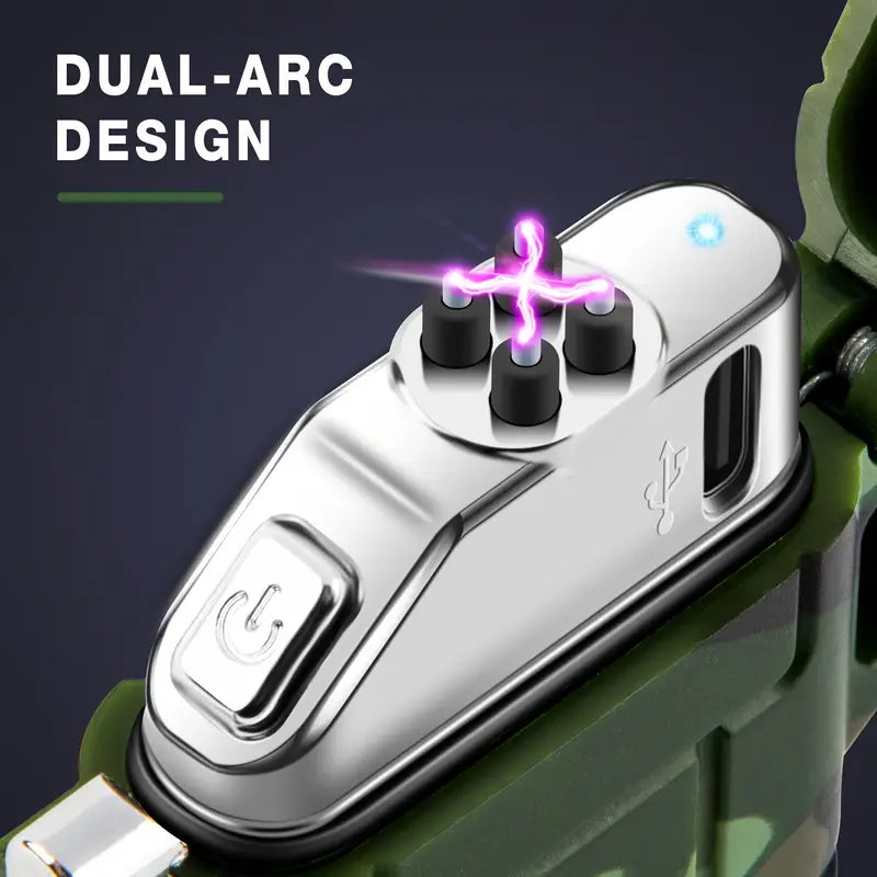 Rechargeable Electric Plasma Dual Arc Lighter