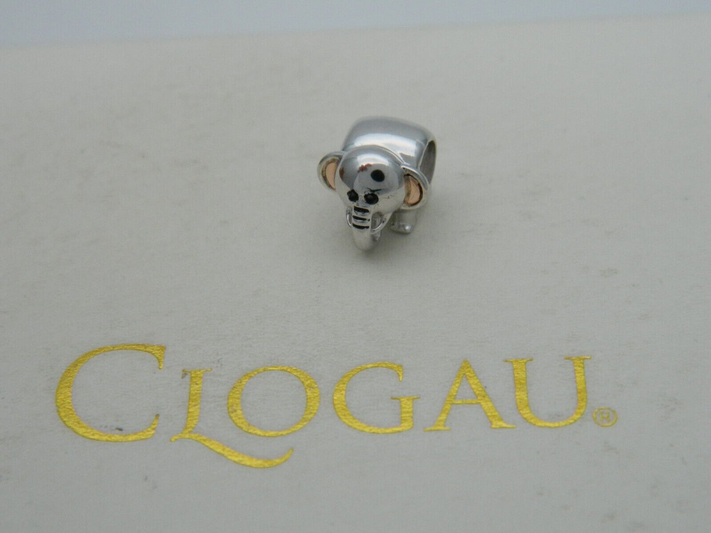 Clogau Sterling Silver & 9ct Rose Gold Elephant Bead Charm