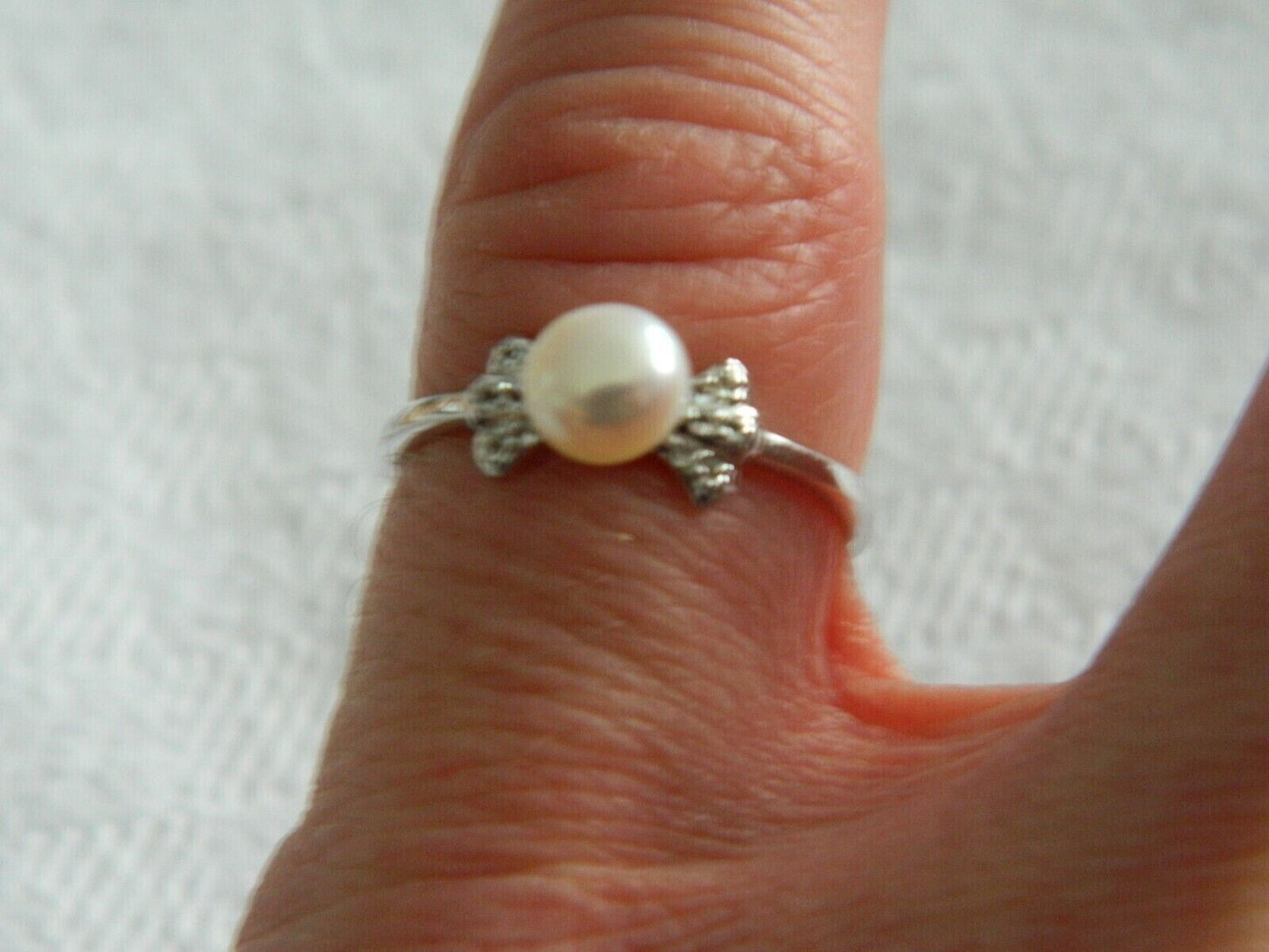 Clogau Sterling Silver & 9ct Rose Gold Windsor Pearl Ring