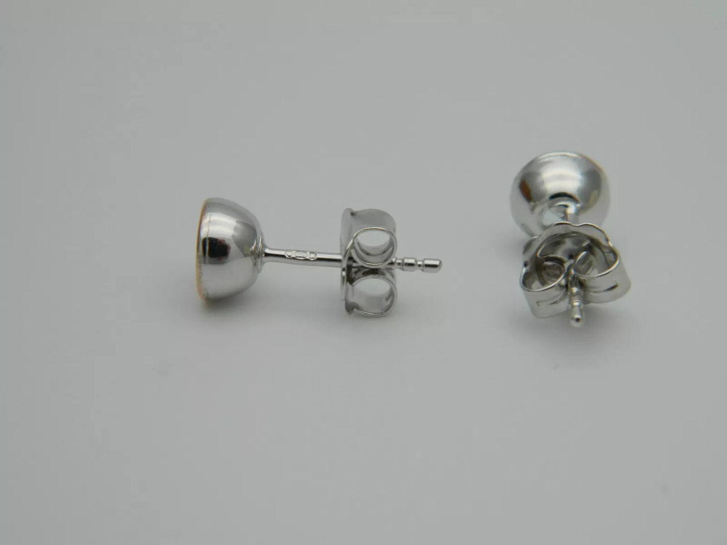 Clogau Sterling Silver & 9ct Rose Gold Aquamarine March Birthstone Stud Earrings