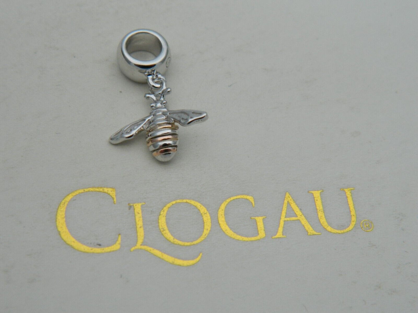 Clogau Sterling Silver & 9ct Rose Gold Honey Bee Bead Charm