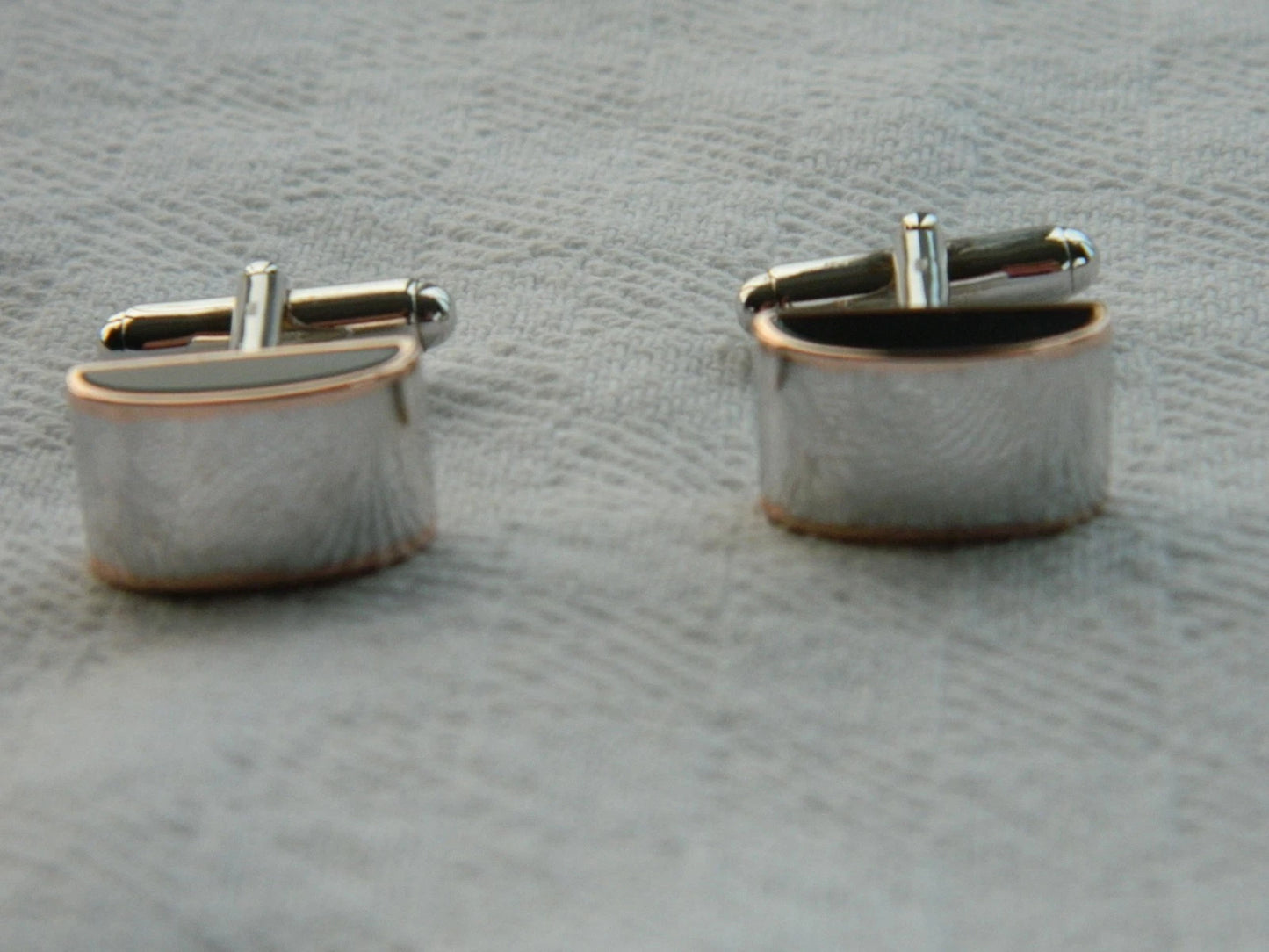 Clogau Sterling SIlver & 9ct Rose Gold Cufflinks (slight seconds)