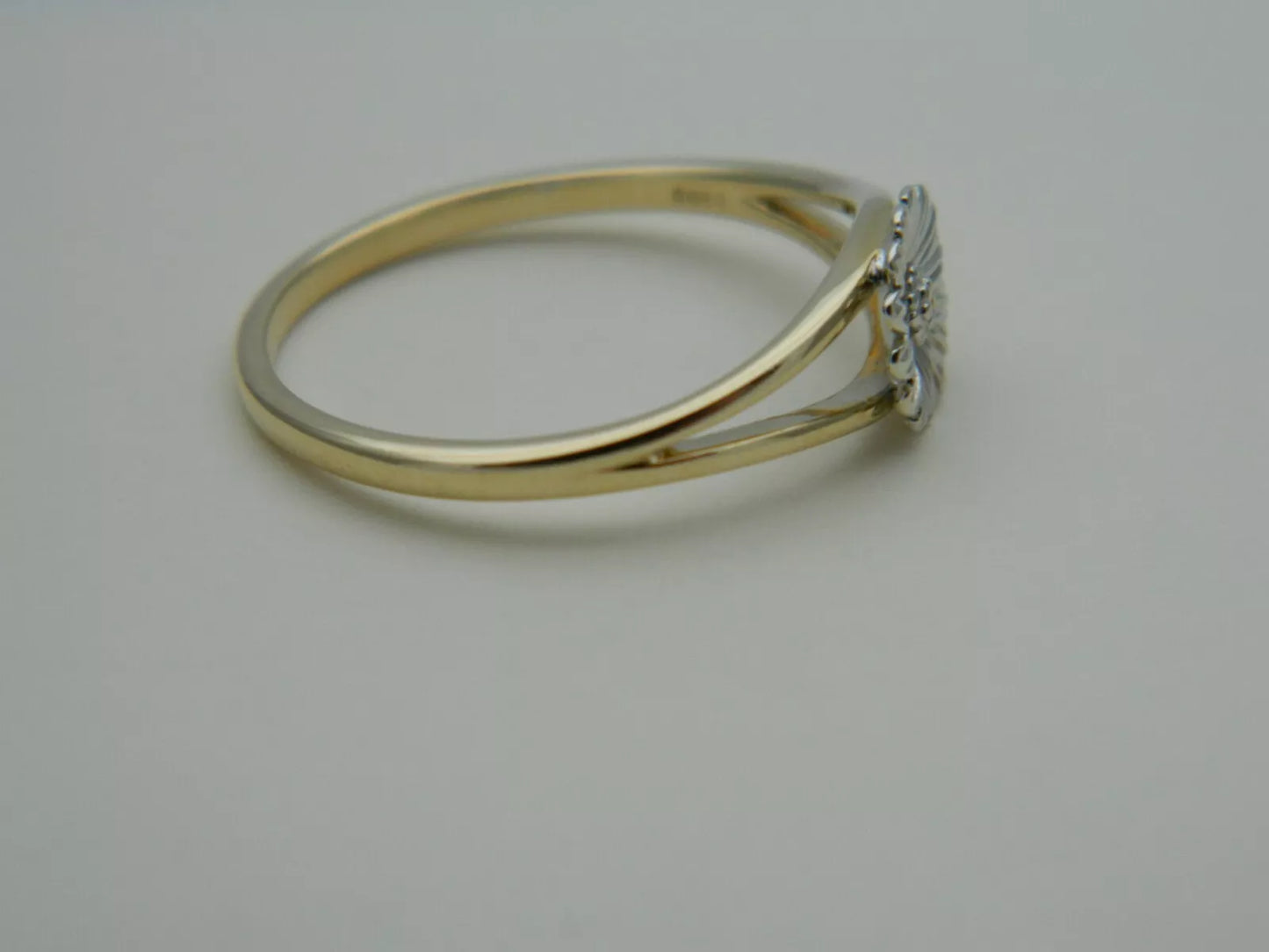 Clogau 9ct Yellow & White Gold Daisy Ring size L or P