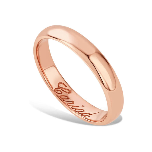 Clogau 9ct Rose Gold 4mm Windsor Wedding Ring size X or Z