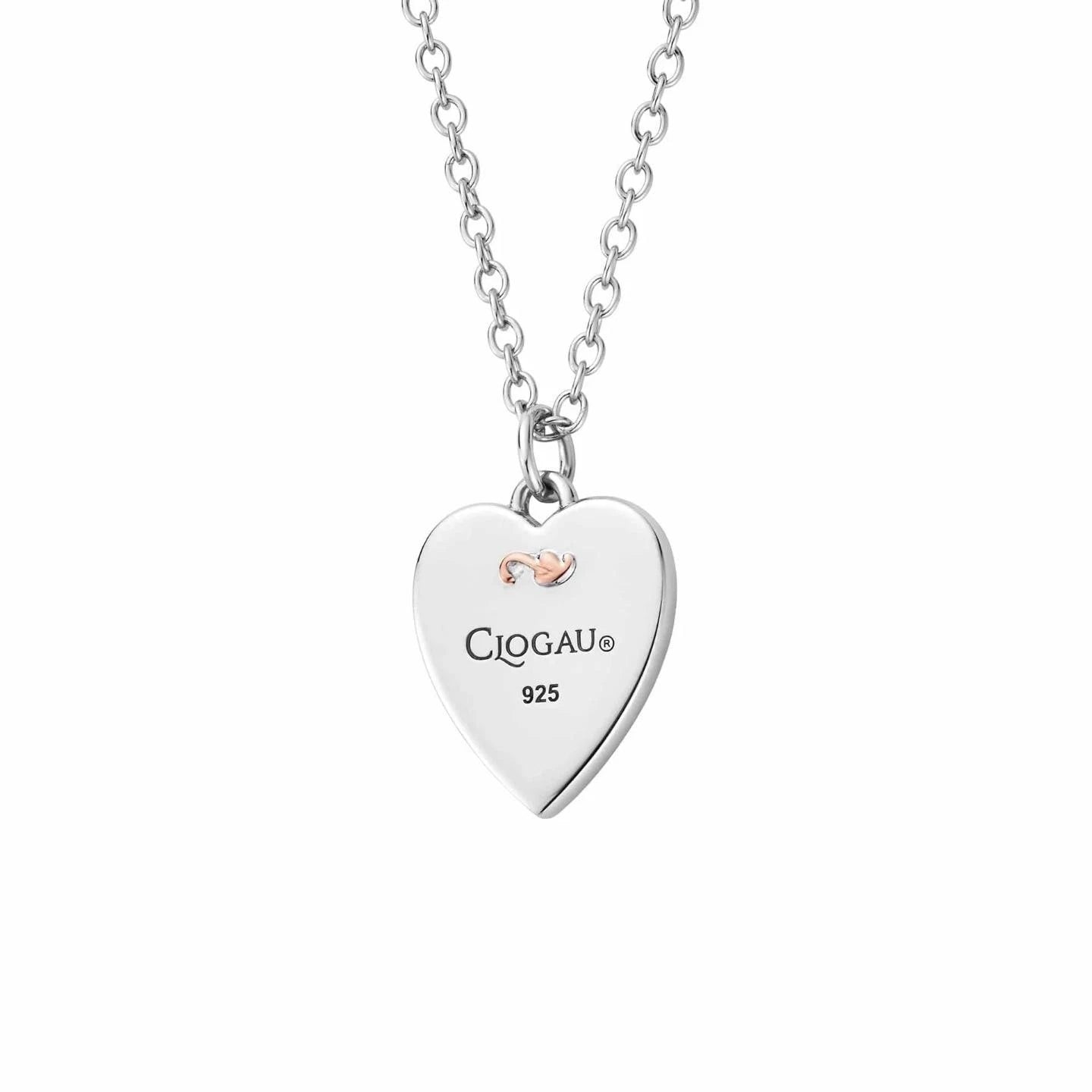 Clogau Sterling Silver & 9ct Gold Insignia Heart Pendant RRP £179.00
