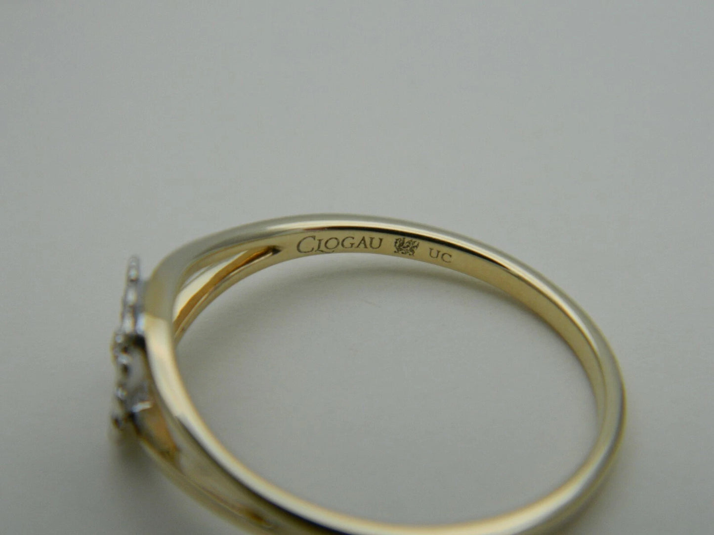 Clogau 9ct Yellow & White Gold Daisy Ring size L or P