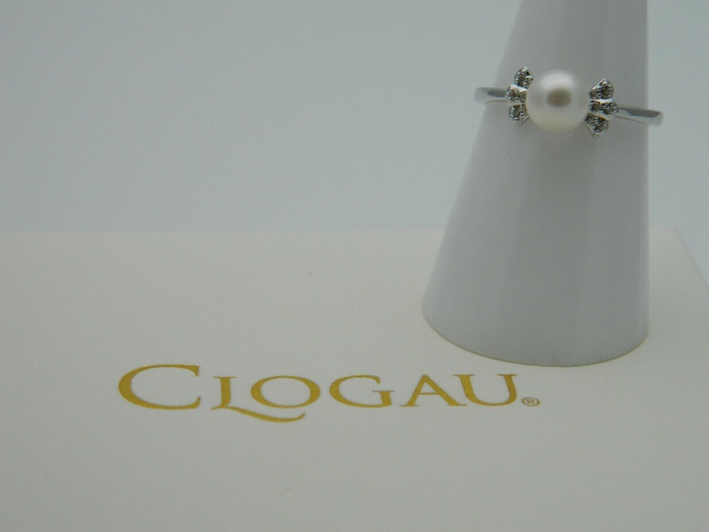 Clogau Sterling Silver & 9ct Rose Gold Windsor Pearl Ring