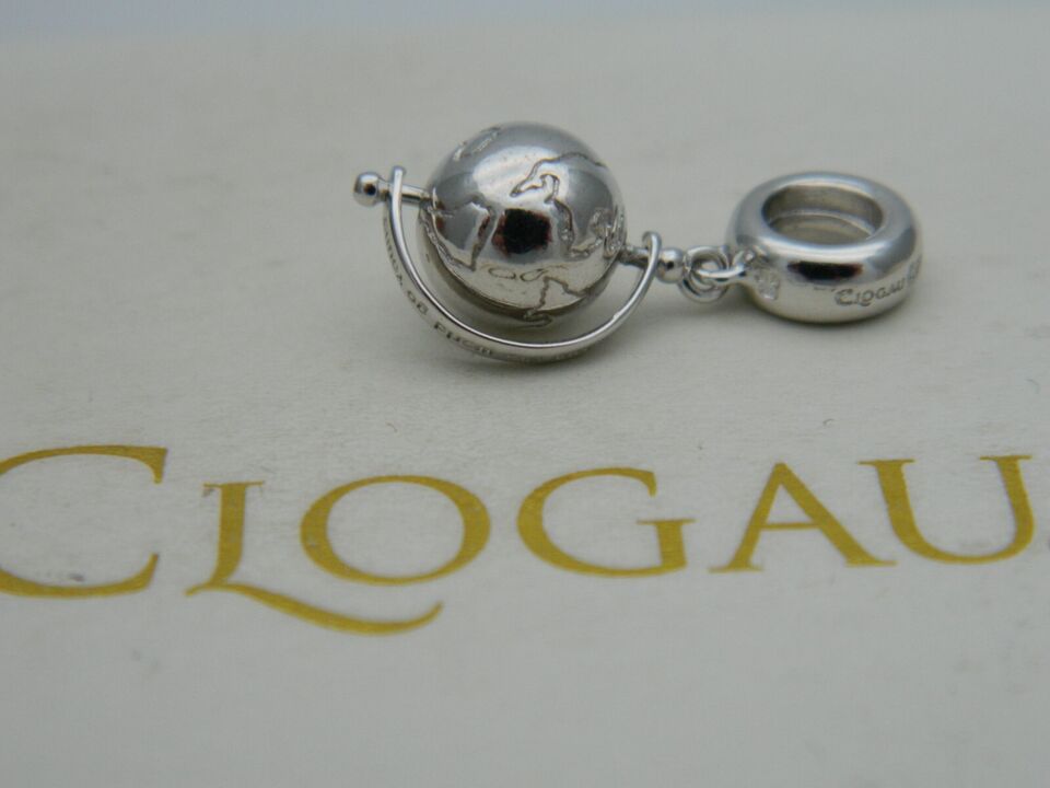 Clogau Sterling Silver & 9ct Rose Gold Globe Bead Charm