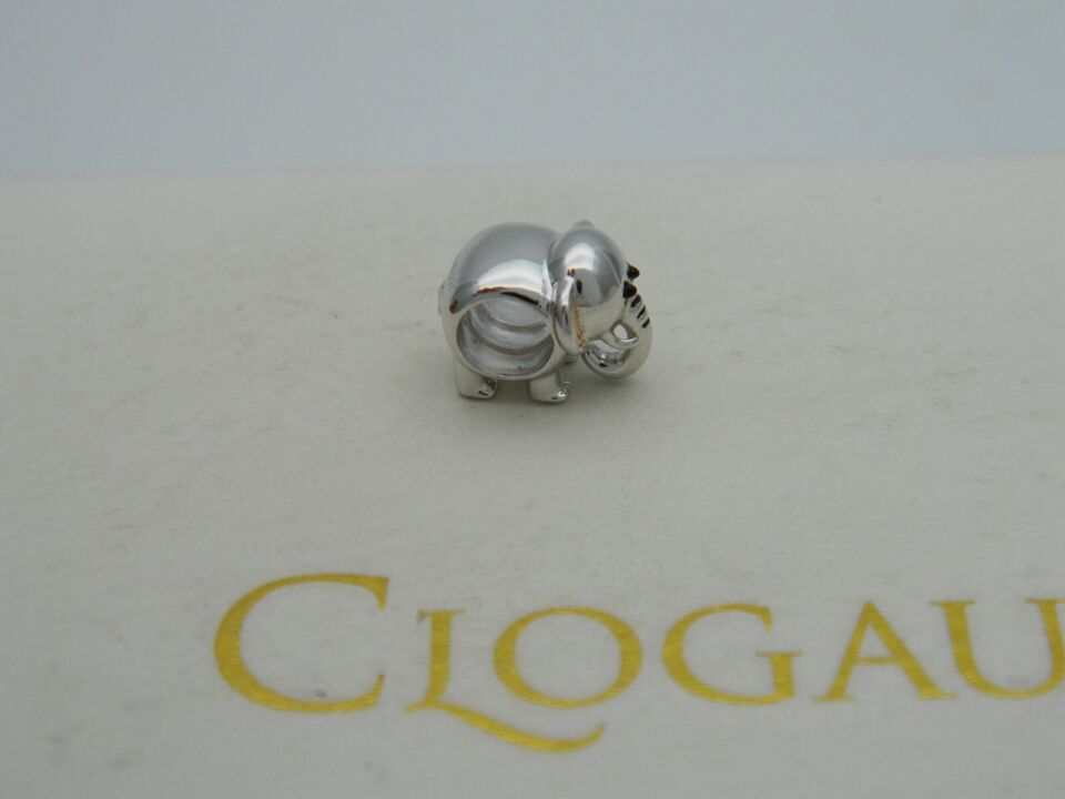 Clogau Sterling Silver & 9ct Rose Gold Elephant Bead Charm